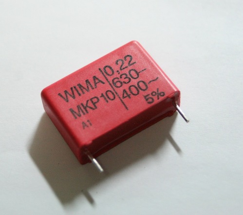 WIMA MKP10 0.22uF 630V 5%