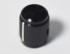 킬로 DD 시리즈 금속 볼륨 노브(지름 12.7mm, 검정, 광택)