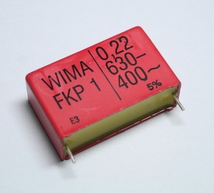 WIMA FKP1 0.22uF 630V 5%